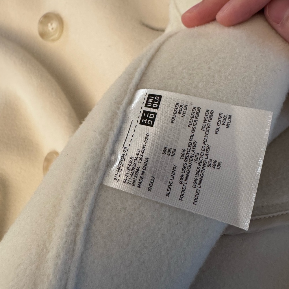 Uniqlo Wool Coat - Picture 4 of 5